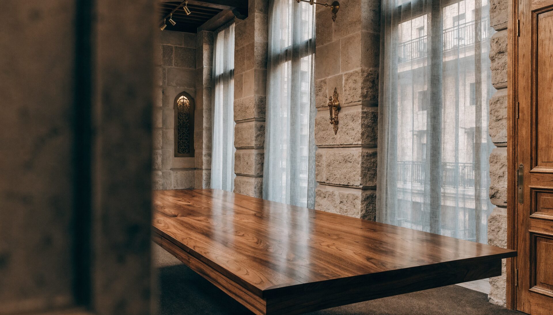 Boardroom in a restored Beirut building