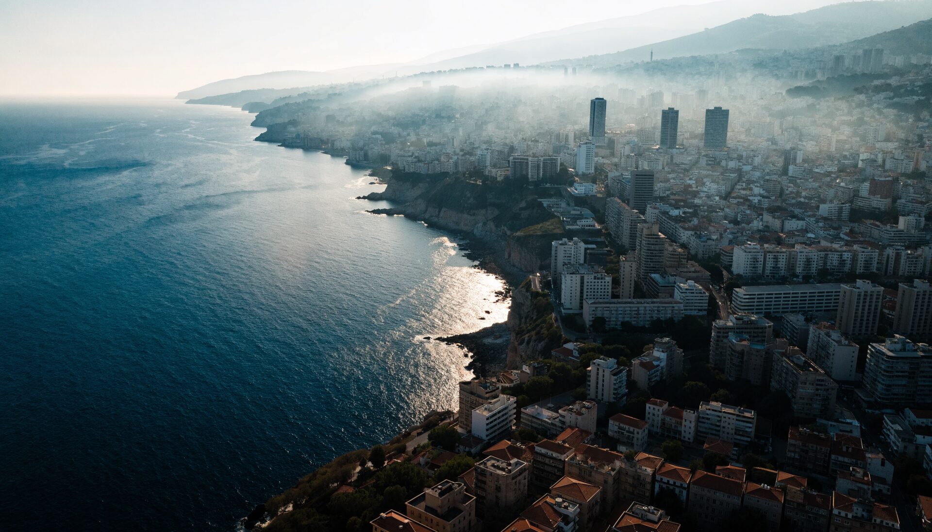 Beirut coastline
